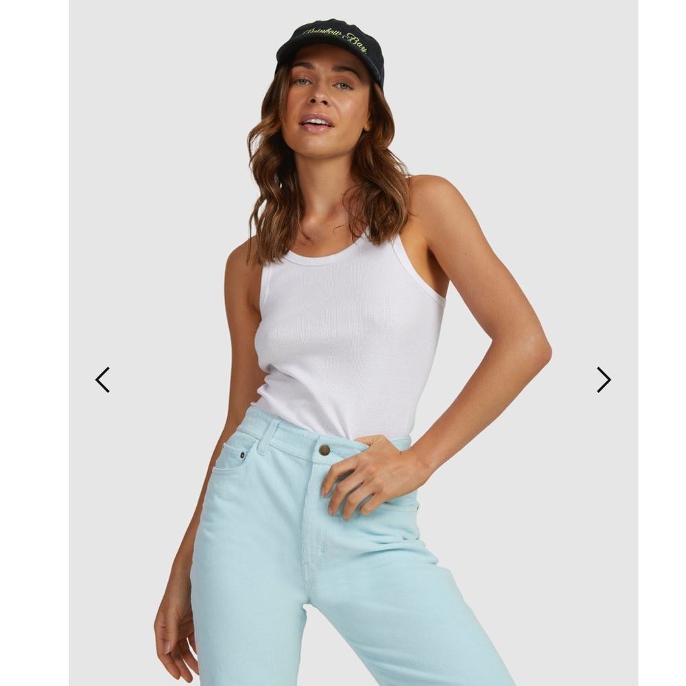 NWT Roxy Match Back Rib Knit Tank Top